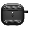 Spigen Rugged Armor Case for Apple AirPods 4, Matte Black