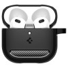 Spigen Rugged Armor Case for Apple AirPods 4, Matte Black