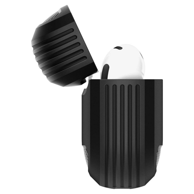 Spigen Rugged Armor Case for Apple AirPods 4, Matte Black