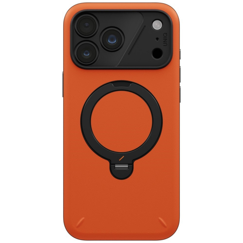 UNIQ Elix Case for Apple iPhone 18 Pro Max / 17 Pro Max, 360 Rotating Kickstand, orange