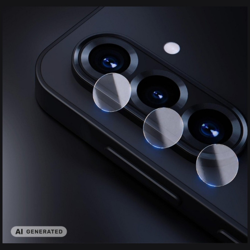 3MK Lens Protection Hybrid Glass Camera Lens Protector for Samsung Galaxy A36 (4 pcs)