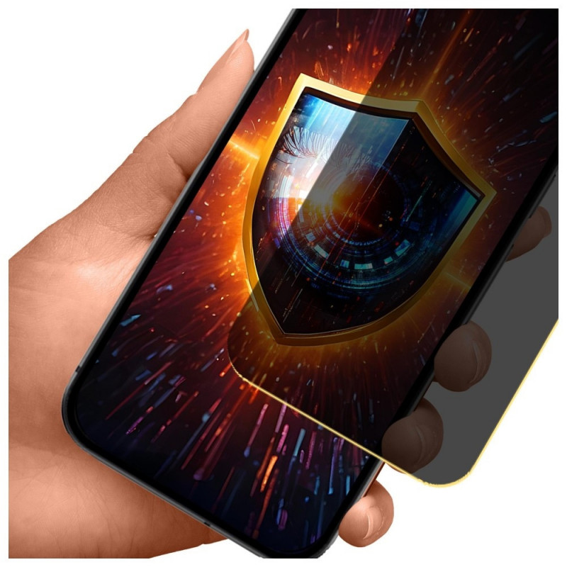 3MK Silky Matt Privacy matte privacy screen protector for Google Pixel 9A, black