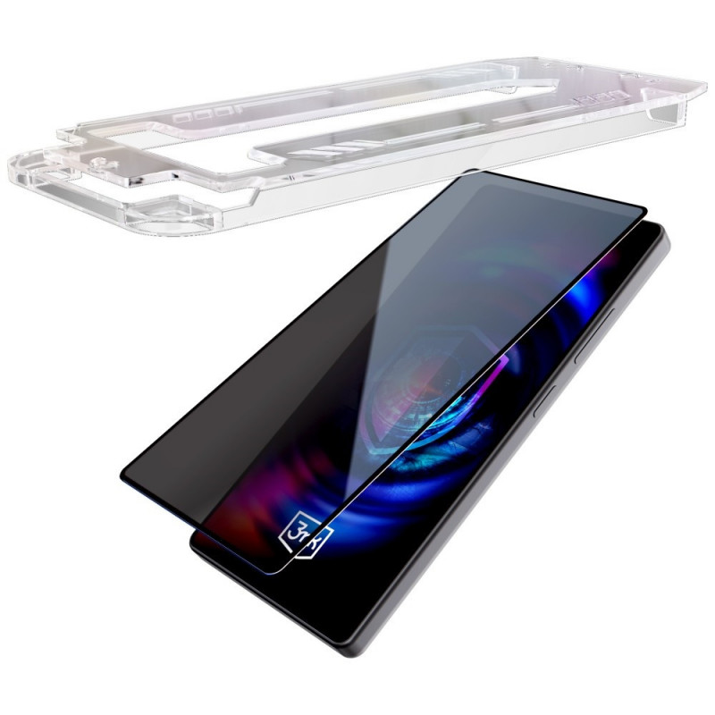 3MK HardGlass Max Privacy privacy tempered glass with applicator for Samsung Galaxy S26, black