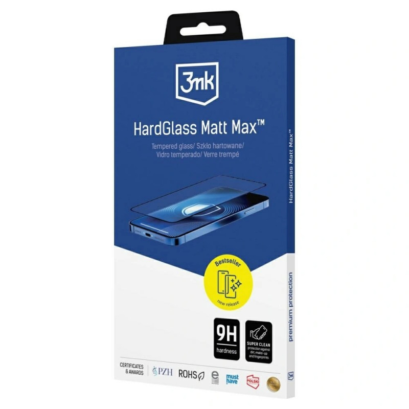 3MK HardGlass Matt Max matte tempered glass for Samsung Galaxy S25 Ultra
