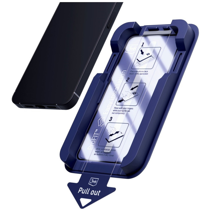 3MK HardGlass Max Tempered Glass with Applicator for Apple iPhone 16 Pro Max