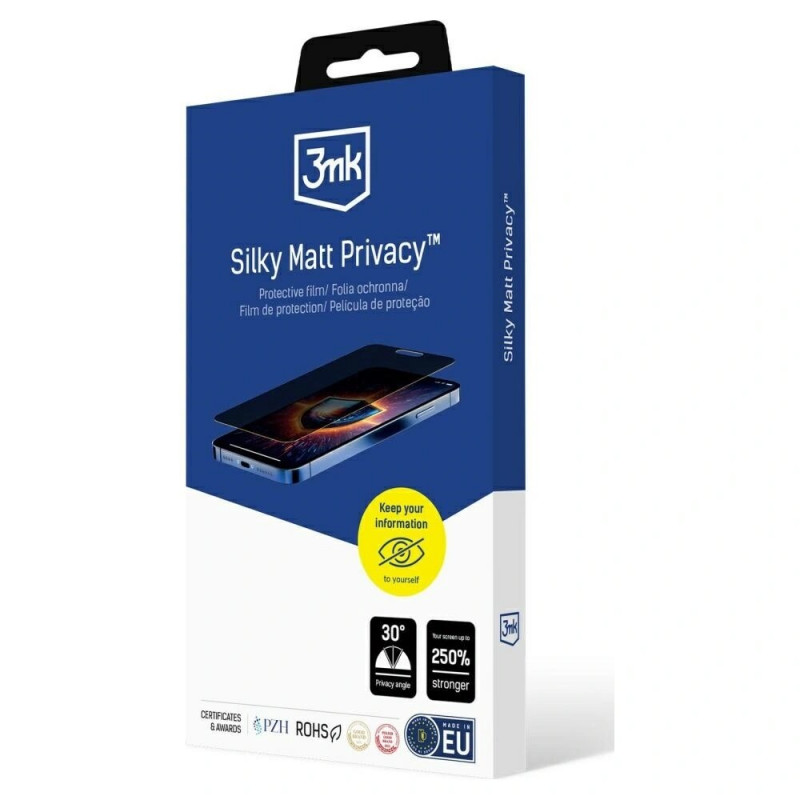 3MK Silky Matt Privacy Samsung Galaxy S25+ matte privacy screen protector