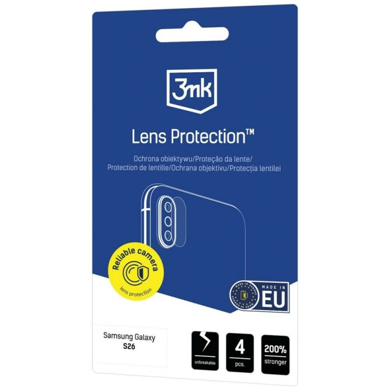 3MK Lens Protection camera lens protector for Samsung Galaxy S26, 4-pack