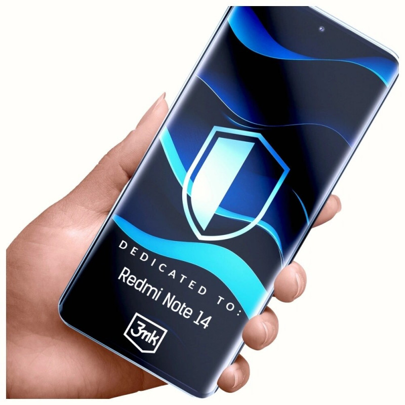 3MK FlexibleGlass Xiaomi Redmi Note 14 4G hybrid glass screen protector