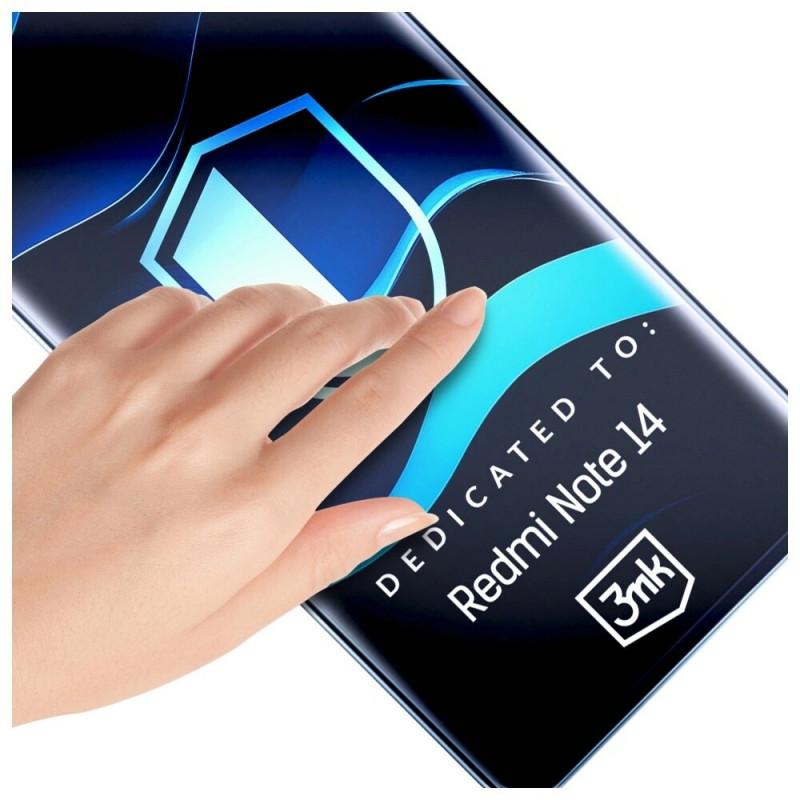 3MK FlexibleGlass Xiaomi Redmi Note 14 4G hybrid glass screen protector