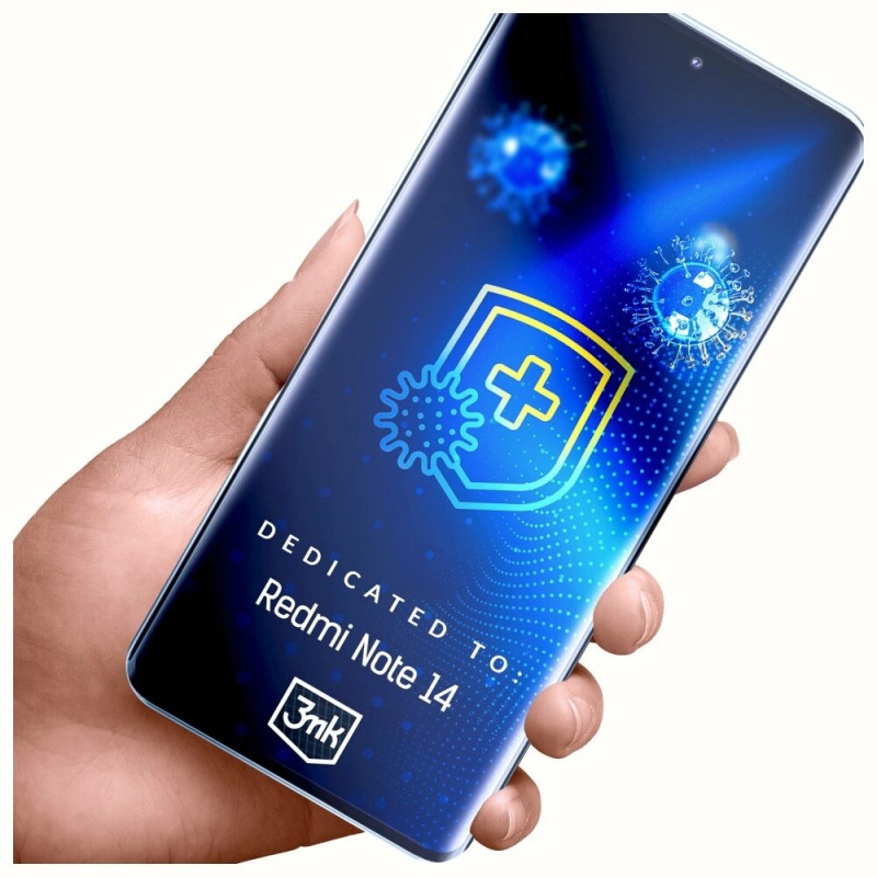 3MK SilverProtection+ Xiaomi Redmi Note 14 4G antimicrobial protective film