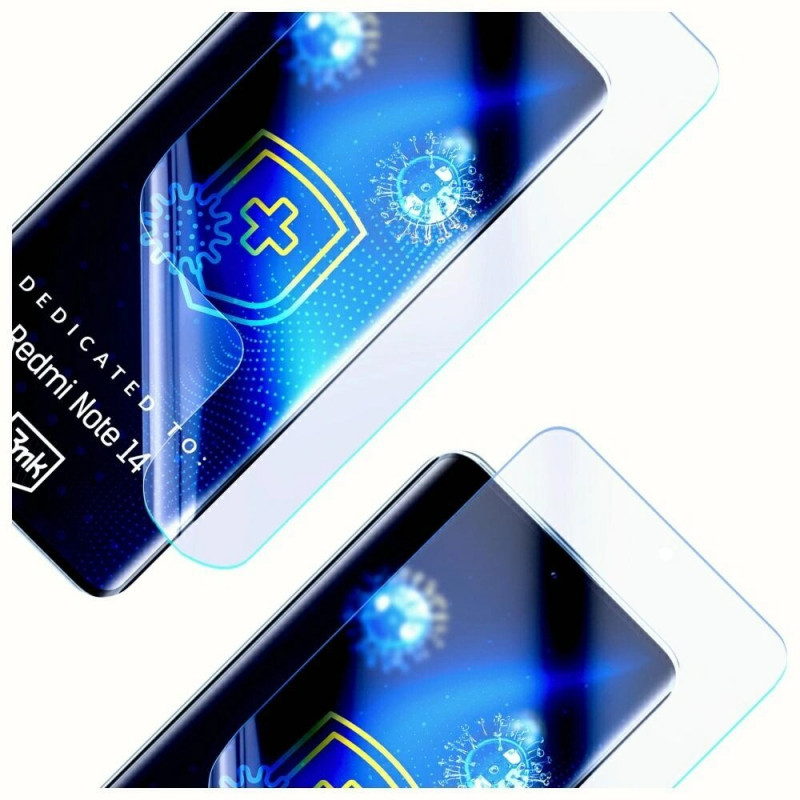 3MK SilverProtection+ Xiaomi Redmi Note 14 4G antimicrobial protective film