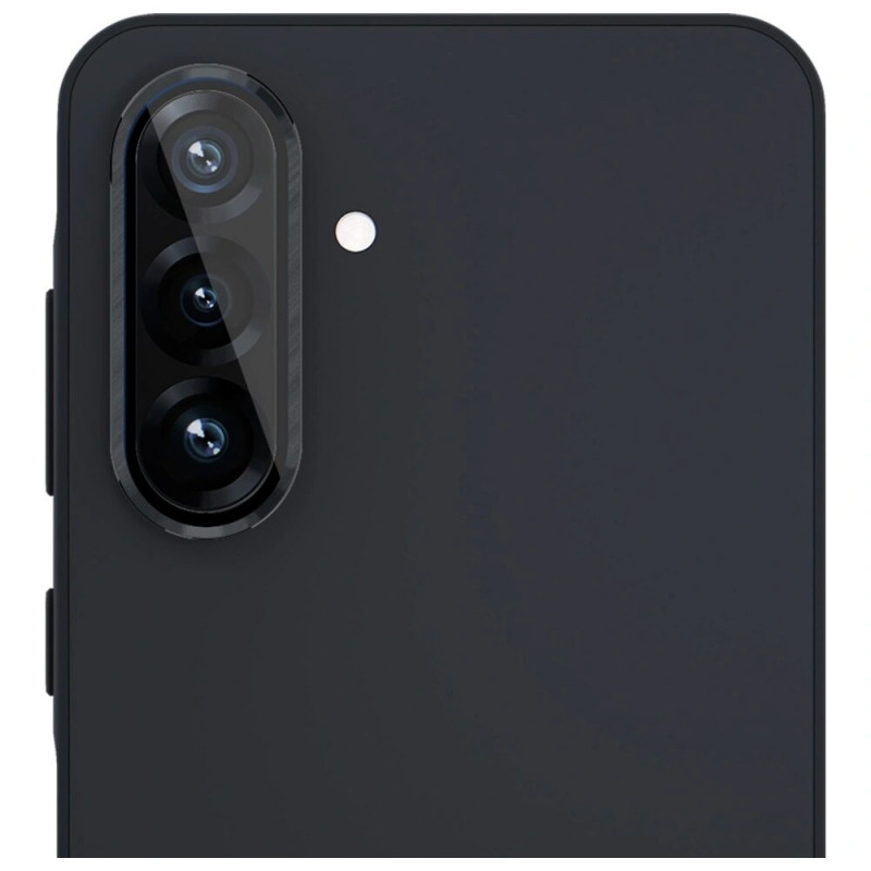 3MK Lens Protection Pro Camera Lens Glass for Samsung Galaxy A36 / A56 5G, black