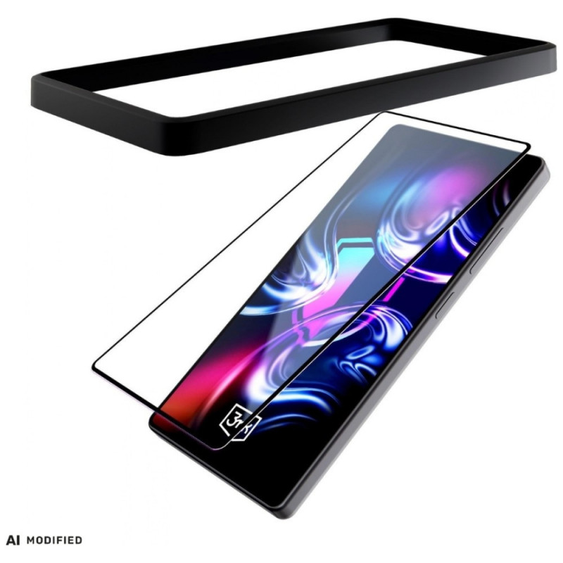 3MK HardGlass Max tempered glass with a mounting frame for Samsung Galaxy A35 / A55 5G