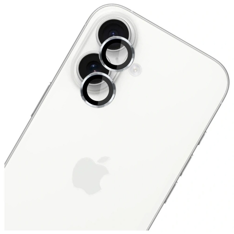 3MK Lens Protection Pro camera lens glass for Apple iPhone 17, silver