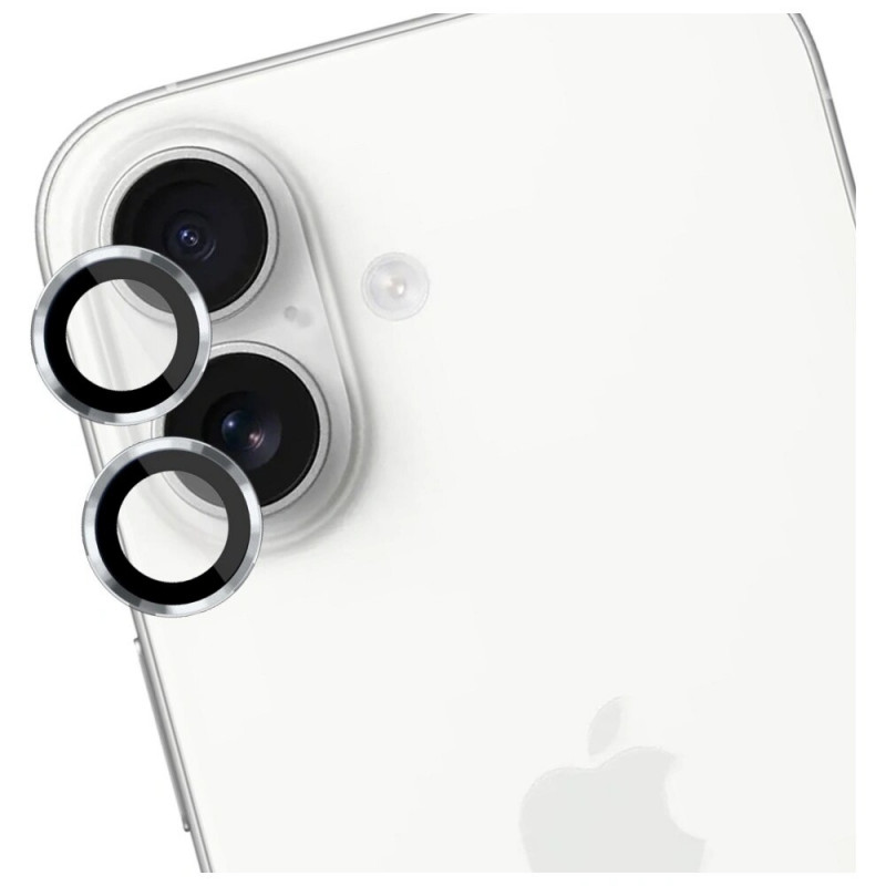 3MK Lens Protection Pro camera lens glass for Apple iPhone 17, silver