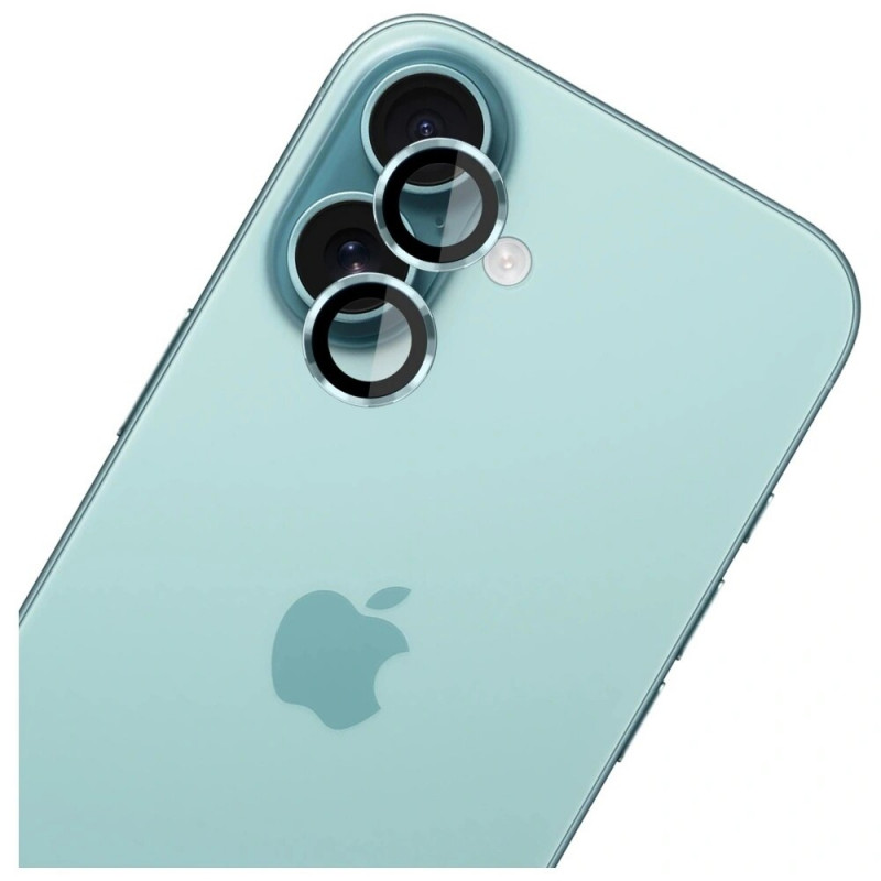 3MK Lens Protection Pro Tempered Glass Camera Lens Protector for Apple iPhone 17, green