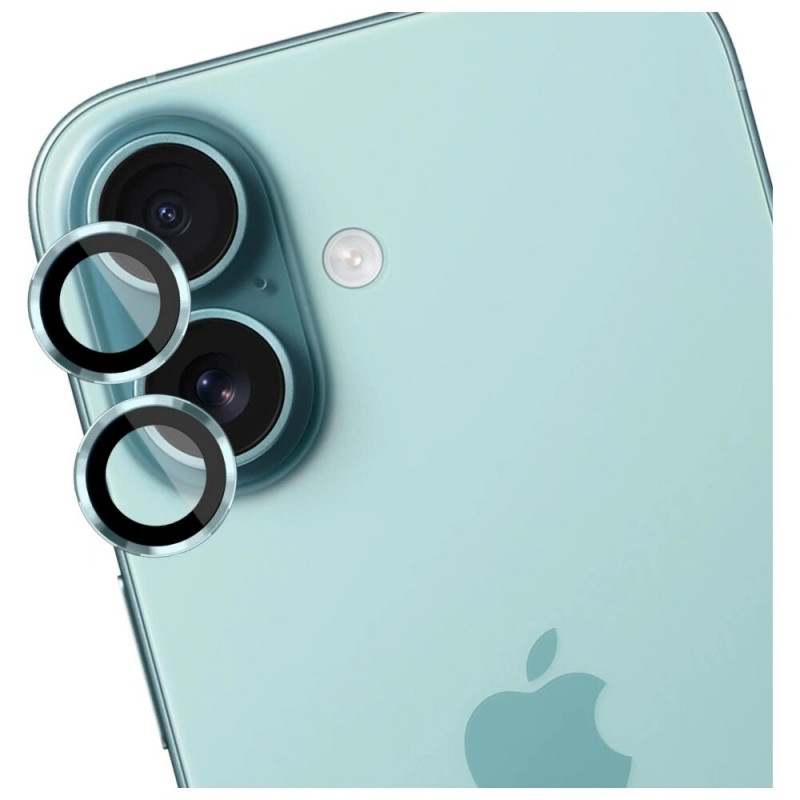 3MK Lens Protection Pro Tempered Glass Camera Lens Protector for Apple iPhone 17, green