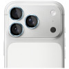 3MK Lens Protection Pro camera lens tempered glass for Apple iPhone 17 Pro / 17 Pro Max, Light blue