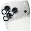 3MK Lens Protection Pro camera lens tempered glass for Apple iPhone 17 Pro / 17 Pro Max, Light blue