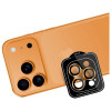 3MK Lens Protection Pro camera lens tempered glass for Apple iPhone 17 Pro / 17 Pro Max, Orange