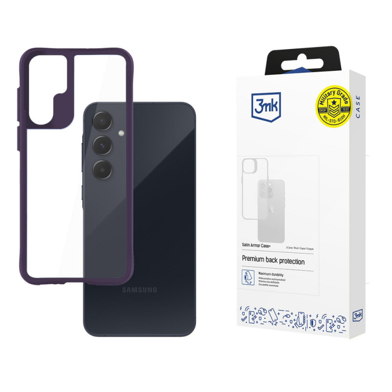 3MK Satin Armor Case+ Samsung Galaxy A55 5G, purple
