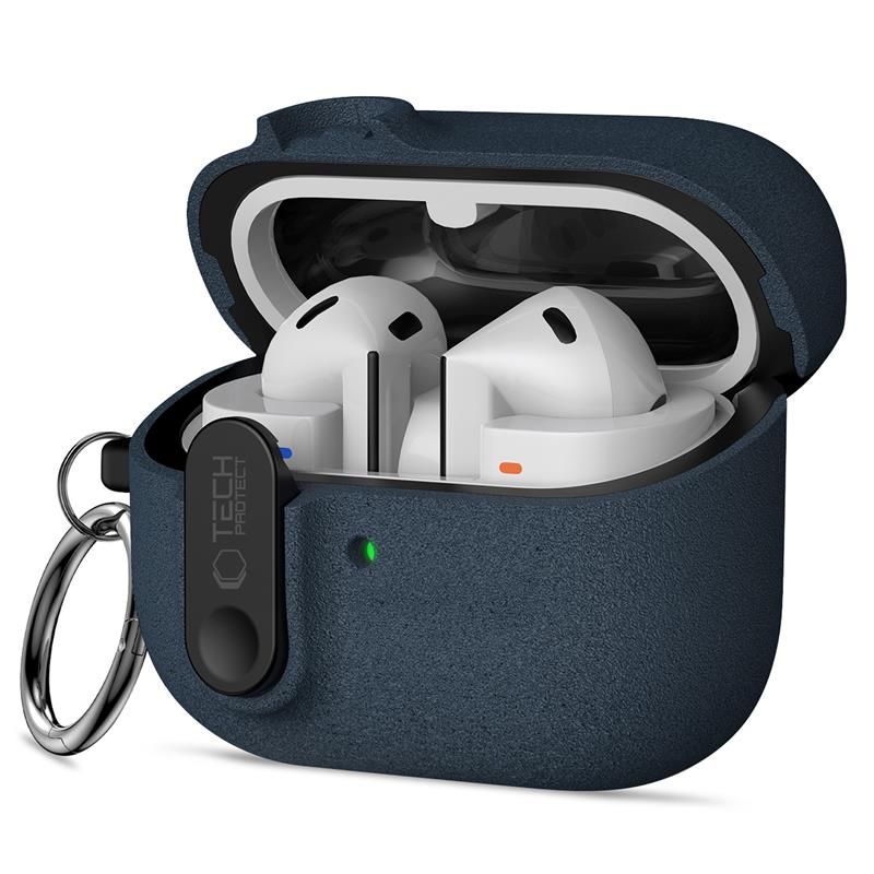 Tech-Protect Slim Hook Case Samsung Galaxy Buds 3 / 3 FE / 3 Pro, Fluffy Blue