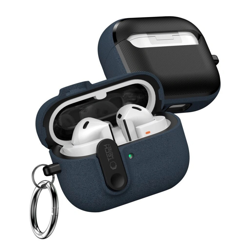 Tech-Protect Slim Hook Case Samsung Galaxy Buds 3 / 3 FE / 3 Pro, Fluffy Blue