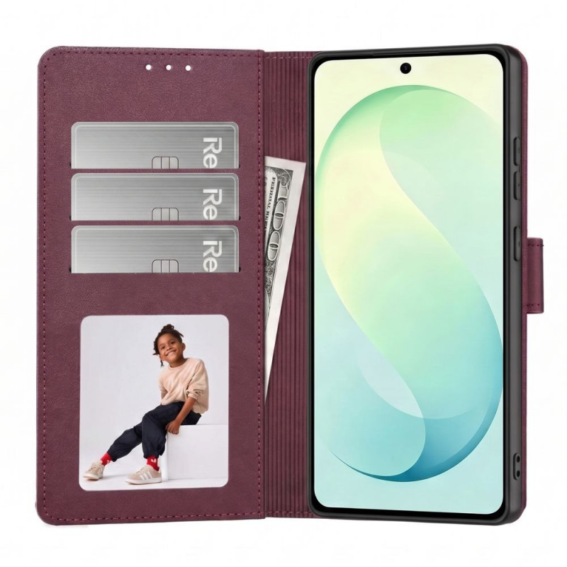 Tech-Protect Wallet Case Samsung Galaxy S26 FE Burgundy