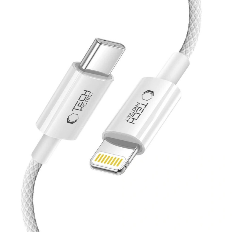 Tech-Protect Ultraboost Lite USB-C / Lightning Cable PD27W/3A 200 cm, Cool Grey