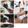 Rockbros TLS004 ROAD TO SKY Short Shock Absorbing Cycling Gloves M, White