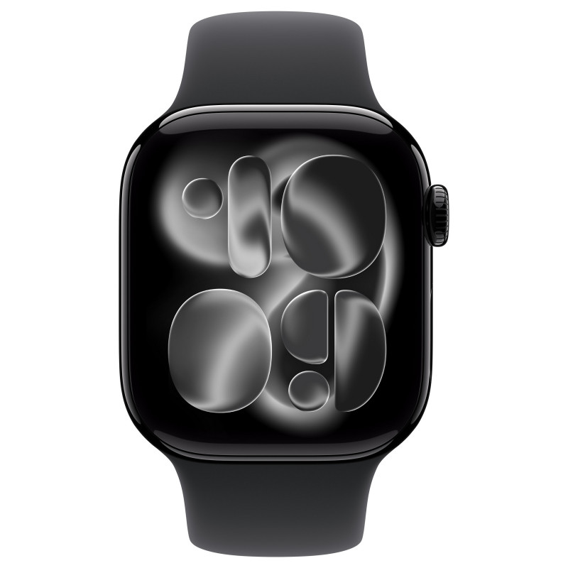 Apple Watch Series 11 GPS + Cellular (5G) 42mm aluminium case, black, M/L, MF854QL/A