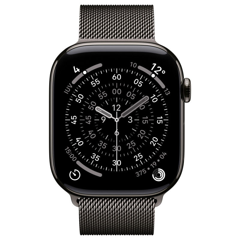 Apple Watch Series 11 GPS + Cellular 5G 42mm Titanium Case, Gold, MFD44QL/A