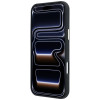 Guess GUE005537-0 Grained Round Strass Logo MagSafe Case for Apple iPhone 18 Pro Max / 17 Pro Max, black