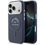 Karl Lagerfeld Embossed Open Ring RSG Logo MagSafe Case for Apple iPhone 18 Pro Max / 17 Pro Max, Blue (KF003292-0)