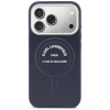Karl Lagerfeld Embossed Open Ring RSG Logo MagSafe Case for Apple iPhone 18 Pro Max / 17 Pro Max, Blue (KF003292-0)