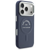 Karl Lagerfeld Embossed Open Ring RSG Logo MagSafe Case for Apple iPhone 18 Pro Max / 17 Pro Max, Blue (KF003292-0)