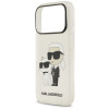 Karl Lagerfeld IML NFT Glitter Karl&Choupette Case KF003400 for Apple iPhone 18 Pro Max / 17 Pro Max, Transparent