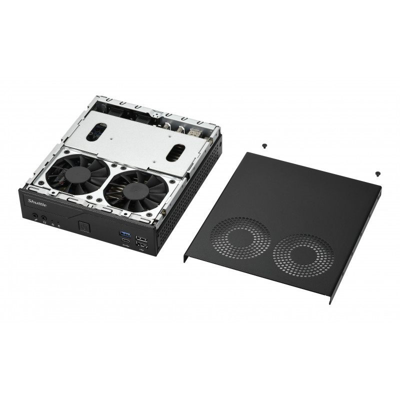 Shuttle DH610V2 XPC Slim Barebone Mini PC, LGA1700, 8 GB DDR5 RAM, black