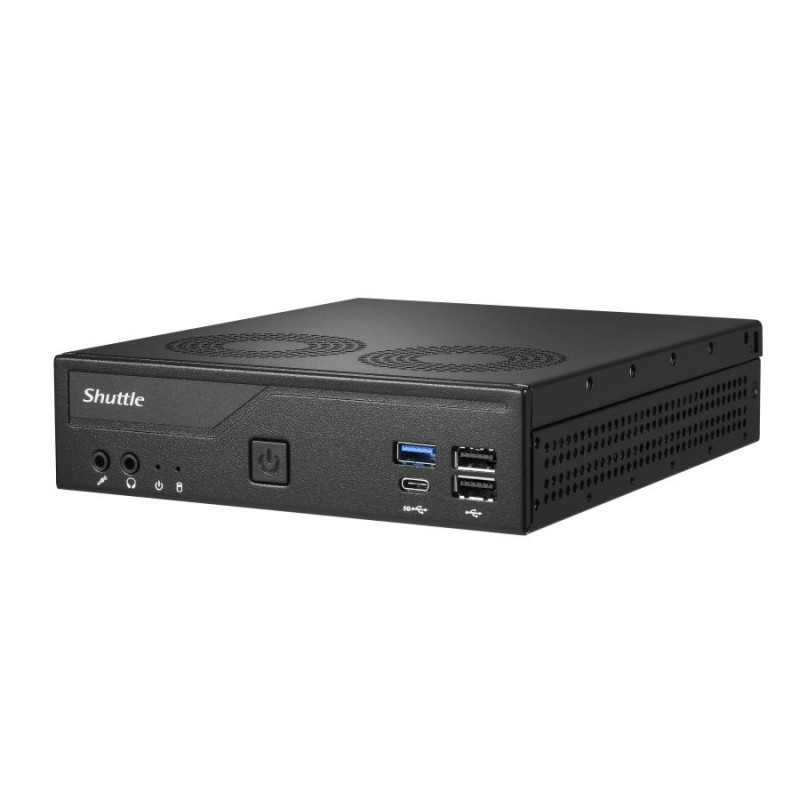 Shuttle DH610V2 XPC Slim Barebone Mini PC, LGA1700, 8 GB DDR5 RAM, black