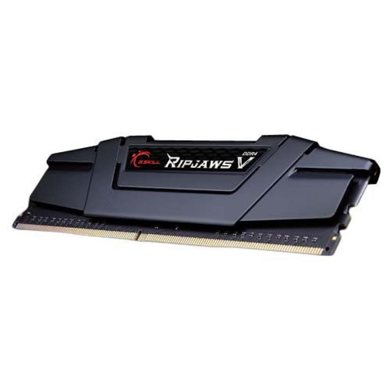 G.Skill Ripjaws V F4-3200C16S-8GVKB Memory Module, 8 GB, DDR4, 3200 MHz, CL16, 288-pin DIMM, Black