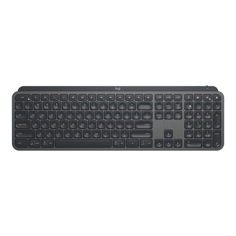 Logitech MX Keys Combo for Business Keyboard and Mouse Set (920-010929), Graphite, Italian QWERTY