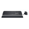 Logitech MX Keys Combo for Business Keyboard and Mouse Set (920-010929), Graphite, Italian QWERTY