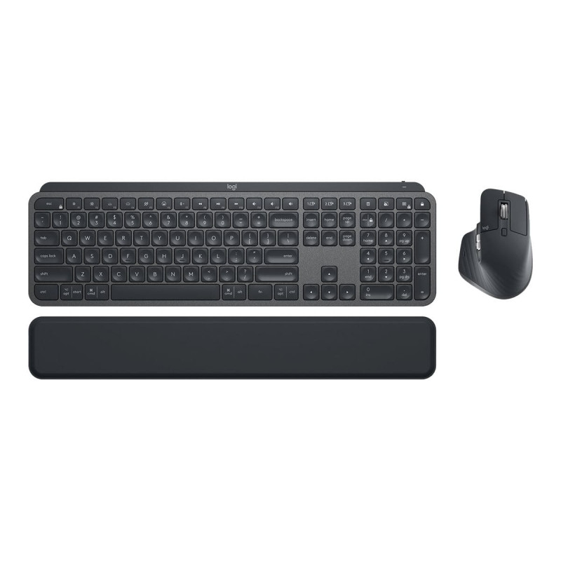 Logitech MX Keys Combo for Business Keyboard and Mouse Set (920-010929), Graphite, Italian QWERTY