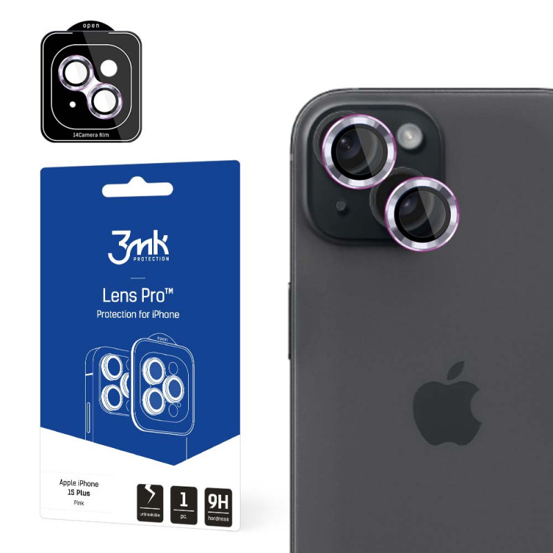 3MK Lens Protection Pro Apple iPhone 15 Plus, pink