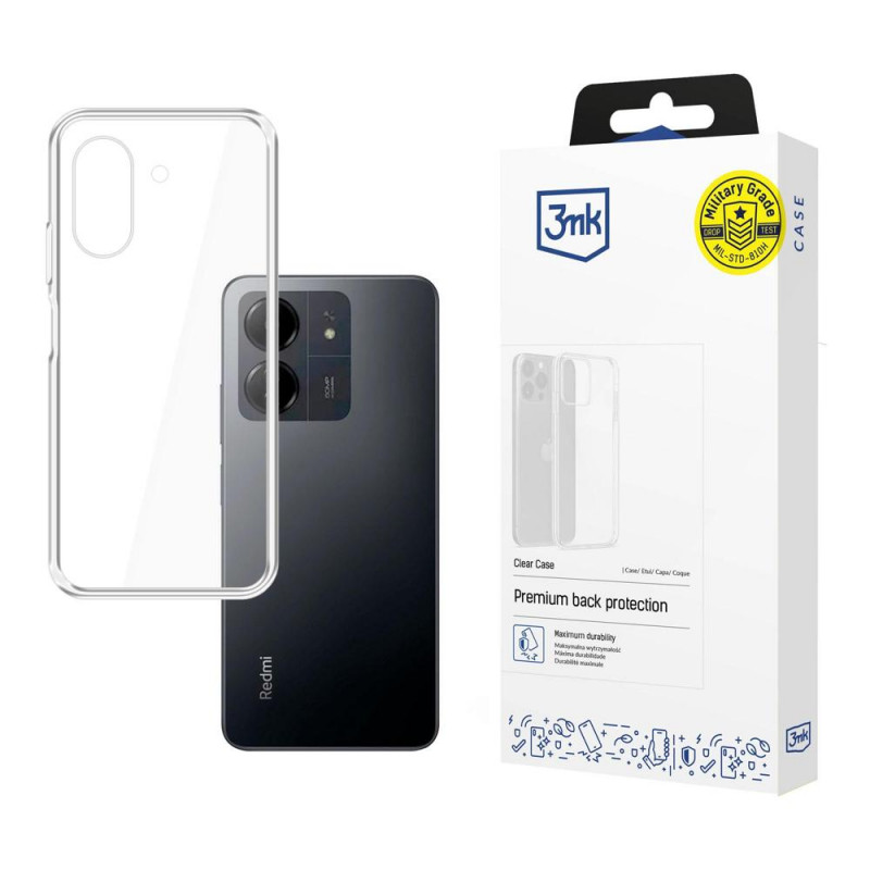3MK Clear Case Redmi 13C / POCO C65, transparent
