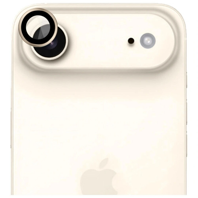 3MK Lens Protection Pro camera lens tempered glass for Apple iPhone Air, Gold