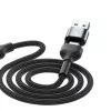 3MK Hyper Cable N-SERIES 6in1 USB-C / USB-A to USB-C / MicroUSB / Lightning Cable, QC 3.0, 18 W (9 V / 2 A), 1.2 m, Black