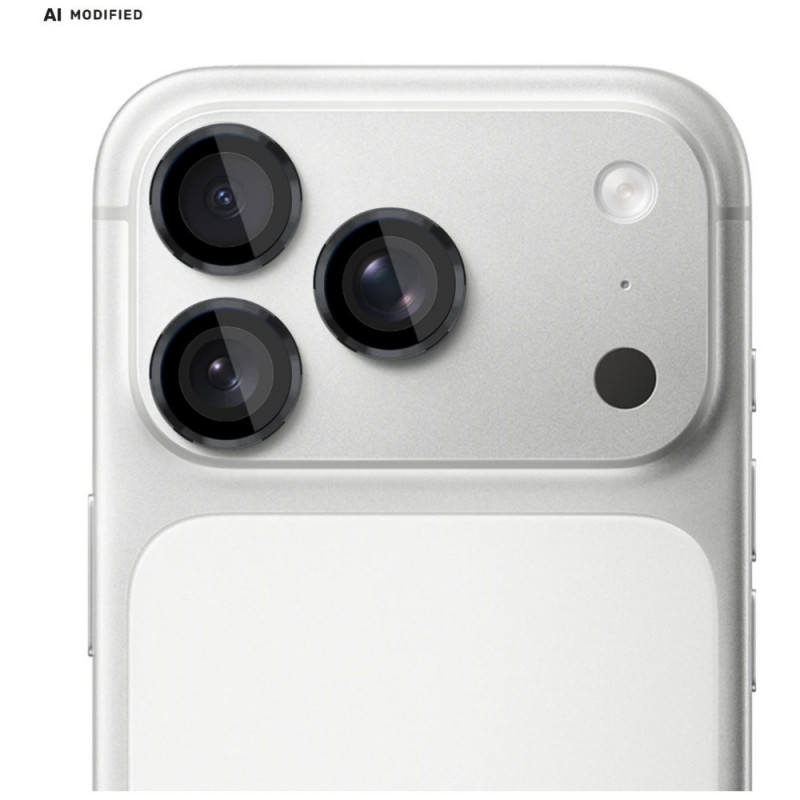 3MK Lens Protection Pro Apple iPhone 18 Pro / 18 Pro Max camera lens protector, tempered glass, Black