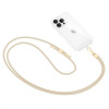 Tech-Protect C2S Rope Crossbody Strap, Beige/Gold