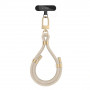 Tech-Protect C4S Rope Wrist Strap, Beige/Gold
